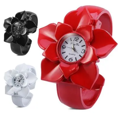 

Women's Quartz Watch Women's Petal Watch Fashion Luxury Brand Stainless Steel Dial Quartz Watch Women's Watch
