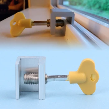 

Sliding Door Window Lock Anti-theft Children security Keyed Baby Kids Protection