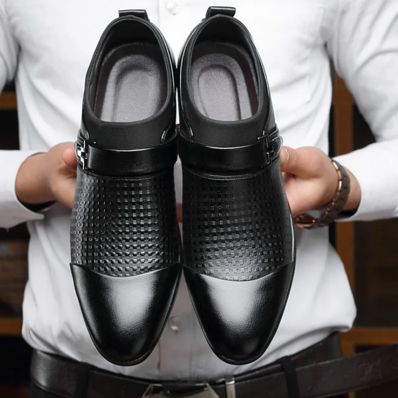 

ACEBUY Men Shoes Mens Formal Shoes Leather Shoes Men's Business Suits British Daily Casual Men's Shoes ZZXP2