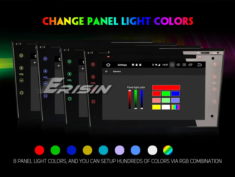 Clearance Erisin ES4873P 7" Android 9.0 DAB+ GPS Car Stereo for Vauxhall Opel Vivaro Astra Corsa D Zafira SatNav 6