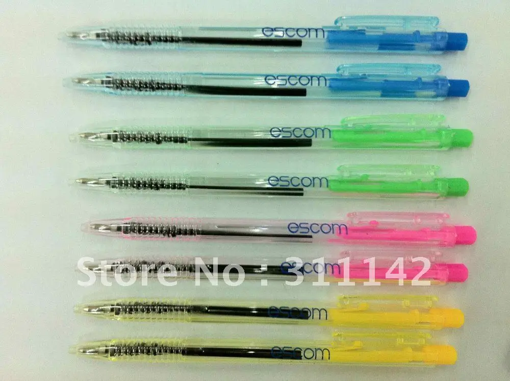 

Best and cheap pens, cheap ballpoint pen click type (lot of 4000) for business and school ink pens with logo