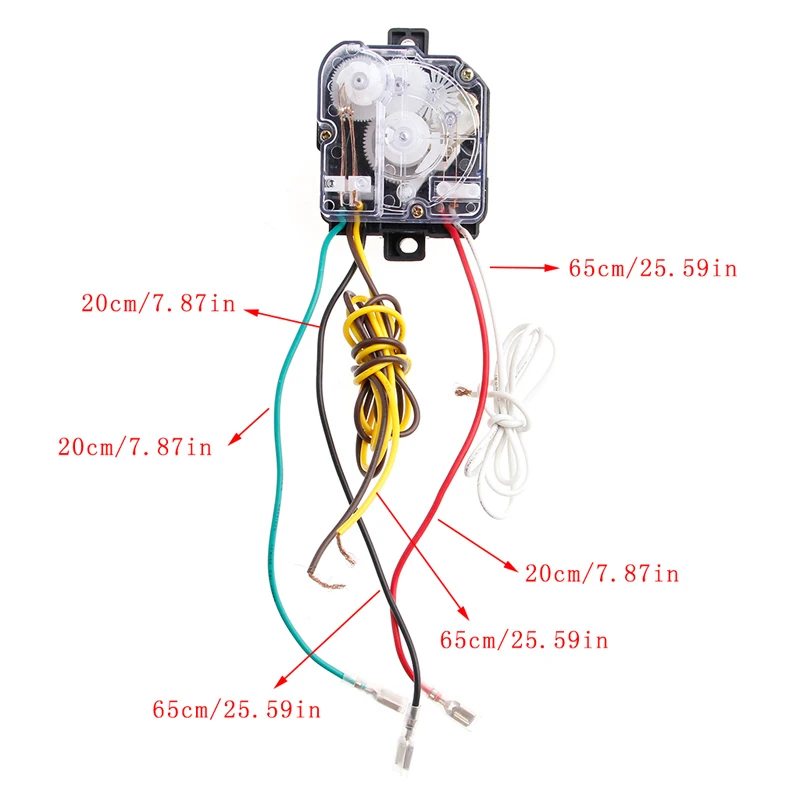 6-Wire Washing Machine Timer 90 Degree Central Hole Distance 68mm Switch Shaft Whosale&Dropship