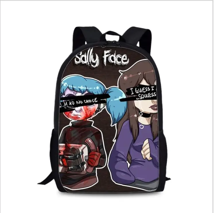 

sally Face Game Galaxy Space Backpack Fashion Laptop Backpack Cartoon School Bags for Teenage Boys Girls Casual Travel Rucksacks