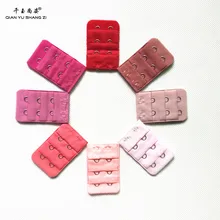 50 шт./партия удлинитель для бюстгальтера Женский Цветной 3 ряда 2 крючка бюстгальтер на бретельках вкладки для бюстгальтеров