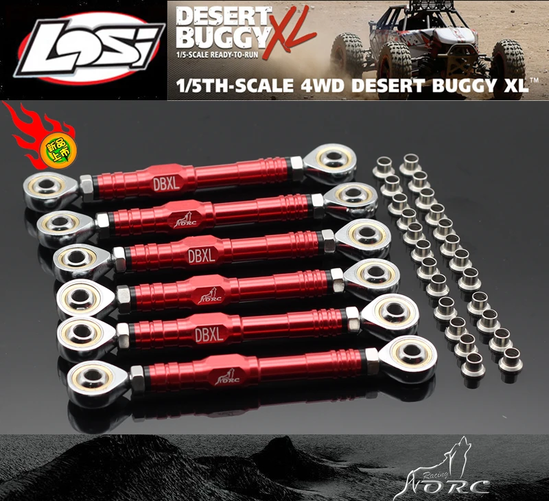 

GTB Racing CNC alumium Adjustable turnbuckle for Losi Desert Buggy XL losi dbxl