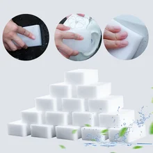 20 pièces éponges de nettoyage mélamine mousse éponge magique éponge gomme mélamine nettoyant pour cuisine bureau salle de bain livraison directe