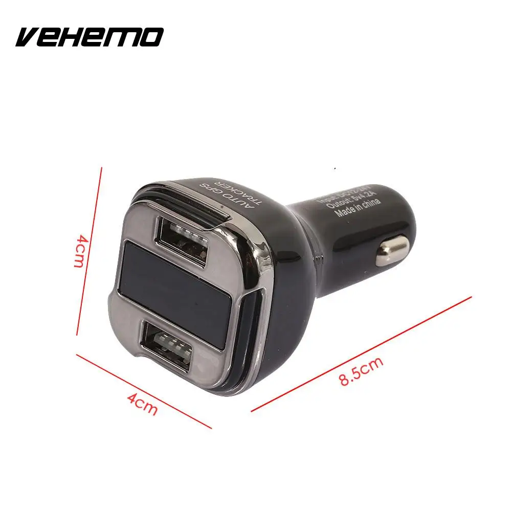 Vehemo 12-24 V Usb-ladegerät Ladeadapter GPS Auto-ladegerät Protable Premium Voltmeter