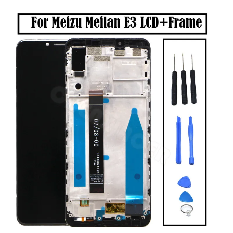 

For Meizu Meilan E3 LCD Display And Touch Screen Assembly Replacement Parts With Frame For Meizu Meilan E3 free tools