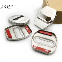 Для hyundai Tucson Elantra Veloster i20 i30 ix35 крышка дверного замка крышки Защитная нержавеющая сталь стайлинга автомобилей