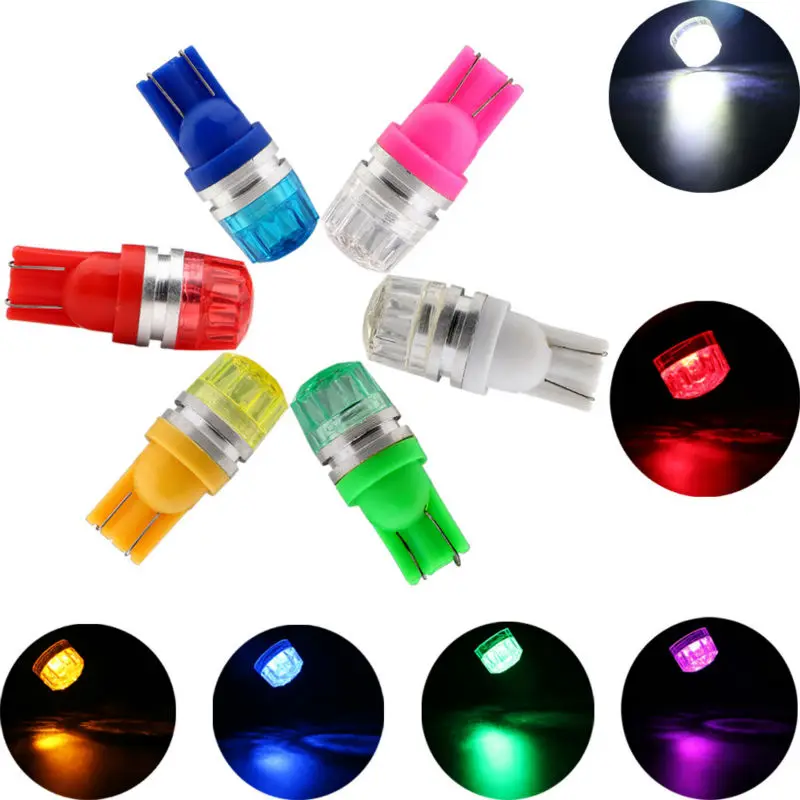 1Piece T10 194 168 W5W 1.5W LED Signal Bulb Led Lights With Glass Led