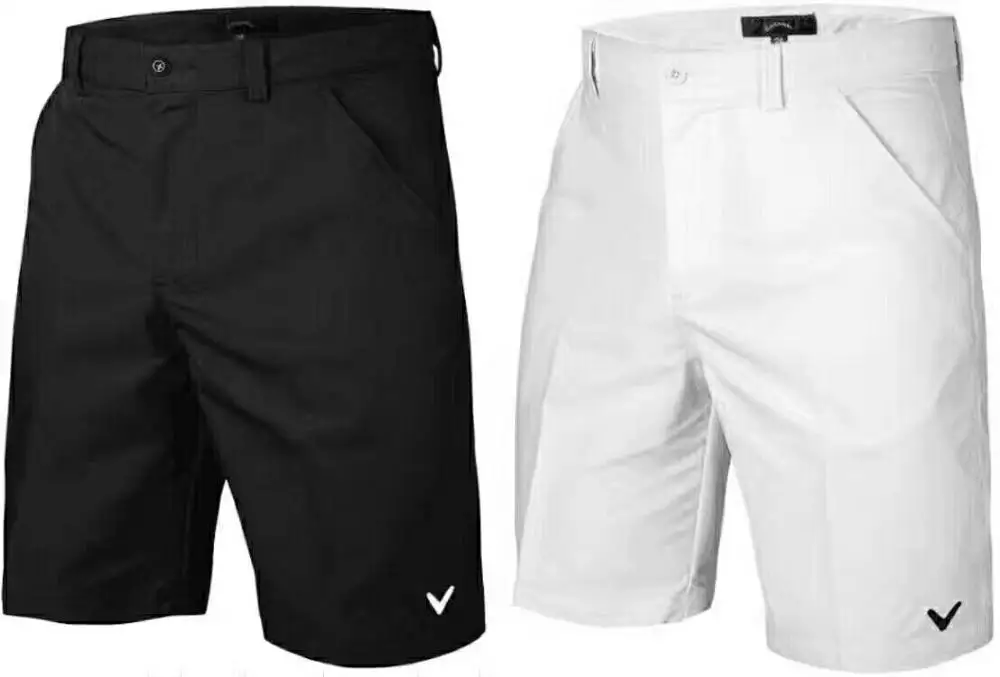 CAIIAWAV new summer men's Golf Knee length shorts male Korean version slim Breathable quick 