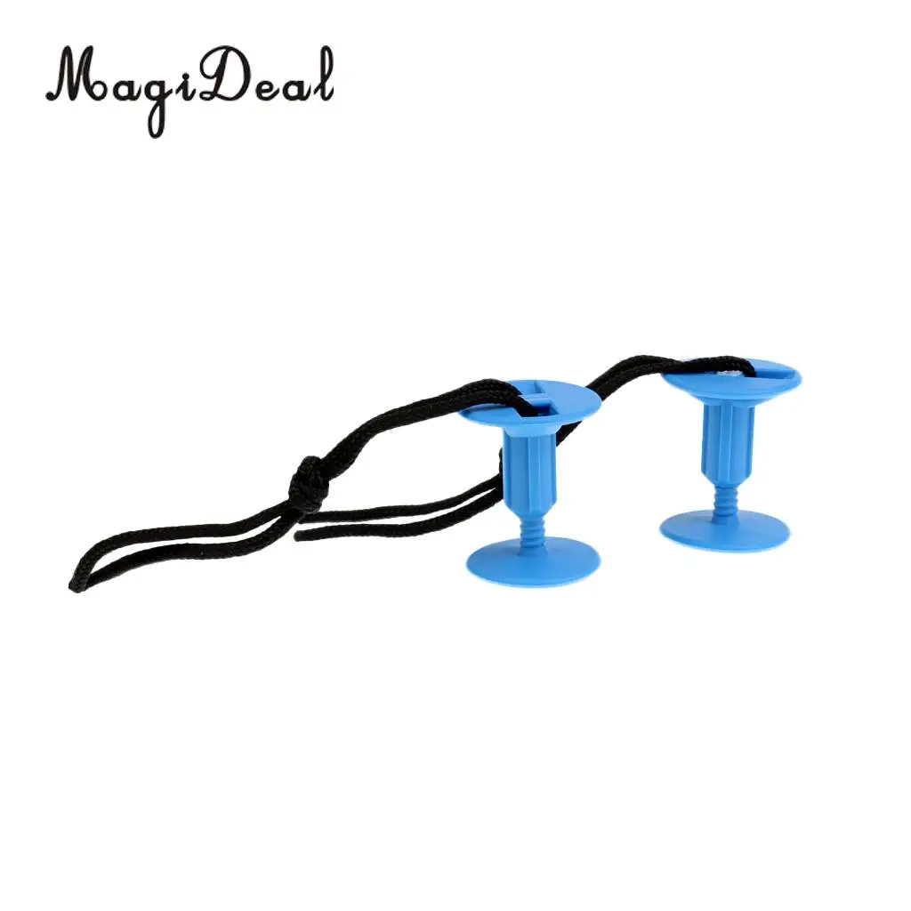 4Pcs Durable Bodyboard Surfboard Leash Plugs with Cord String for Outdoor Water Surfing Sport Surf Board Body Board Accessories