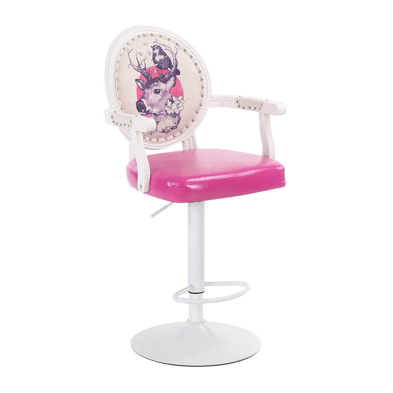 10% European Bar Stool Chair Modern Simple Rotating Bar Chair High Stool Cash Register Chair Back Stool with Armrest 24 Models 10% European Bar Stool Chair Modern Simple Rotating Bar Chair High Stool Cash Register Chair Back Stool with Armrest 24 Models