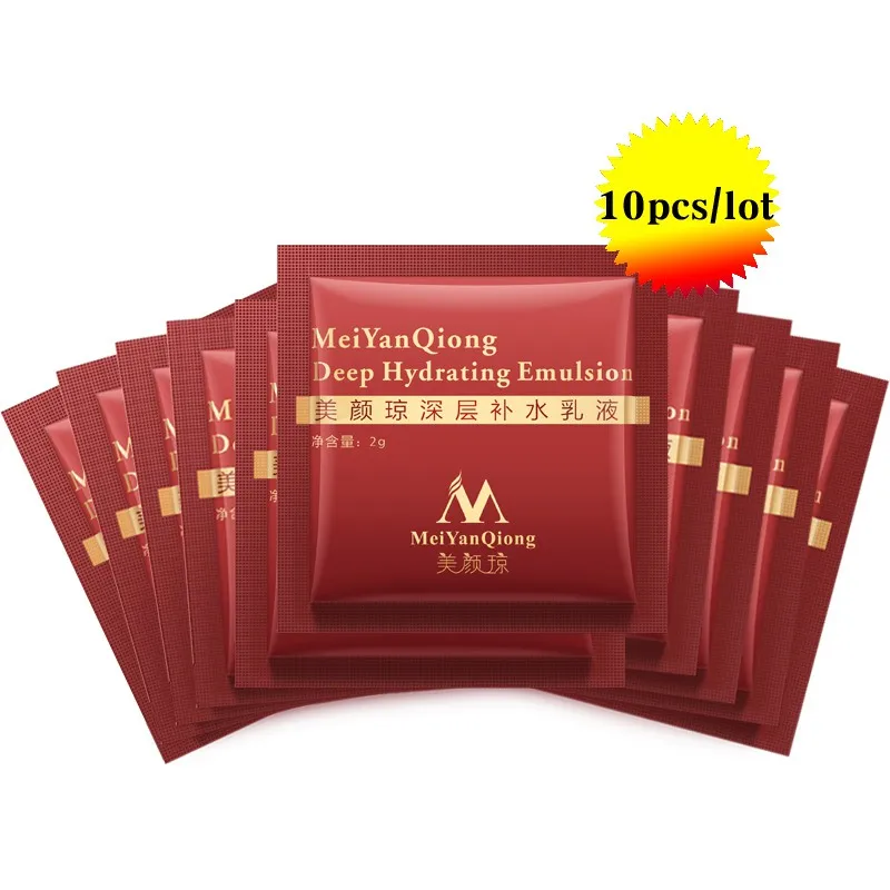 

10pcs/Set Deep Hydrating Emulsion Hyaluronic Acid Moisturizing Face Cream Skin Care Whitening Anti Winkles Lift Firming Beauty