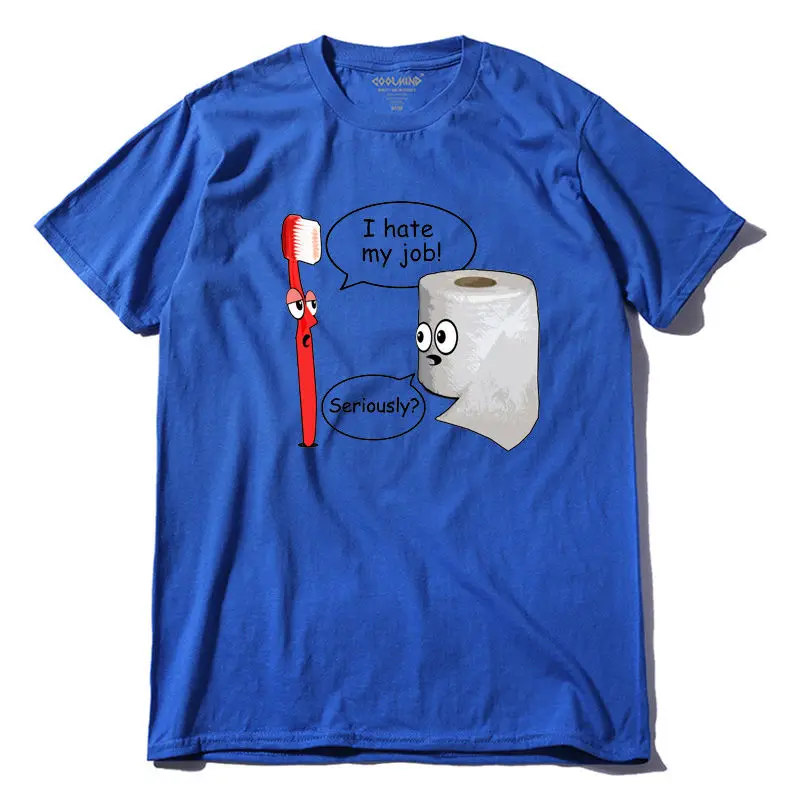 COOLMIND QI0230A хлопковая свободная забавная Мужская футболка с коротким рукавом и принтом, уличная свободная Стильная летняя мужская футболка с круглым вырезом