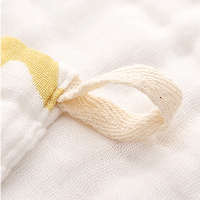Baby Towel Cotton 6 layers Gauze 30*30cm Newborn Infant Cartoon Face Hand Bathing Bib Handkerchief Baby Stuff Baby Tawel Washed