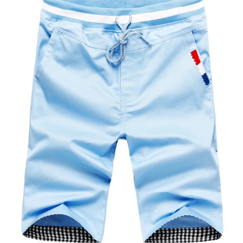 Для мужчин мальчик короткий 4XL Для мужчин шорты большой Размеры Повседневное летние штаны в клетку подол карман короткие штаны для
