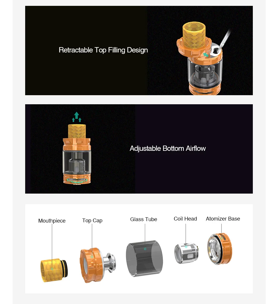 WISMEC Gnome King Subohm Tank 2ml/5.8ml