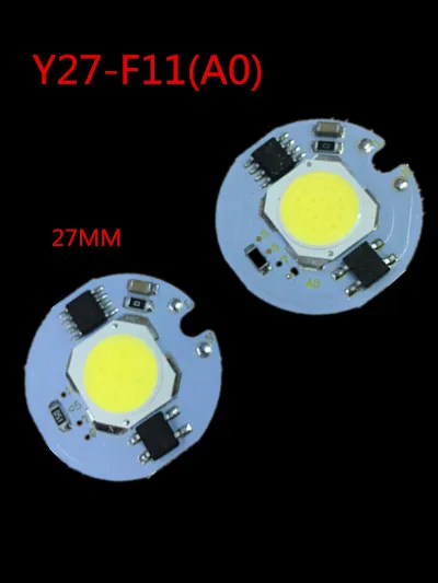 Драйвер IC LED COB Y27 3 Вт 5 7 10 12 AC:220 В чип белый теплый красный синий зеленый cob Смарт