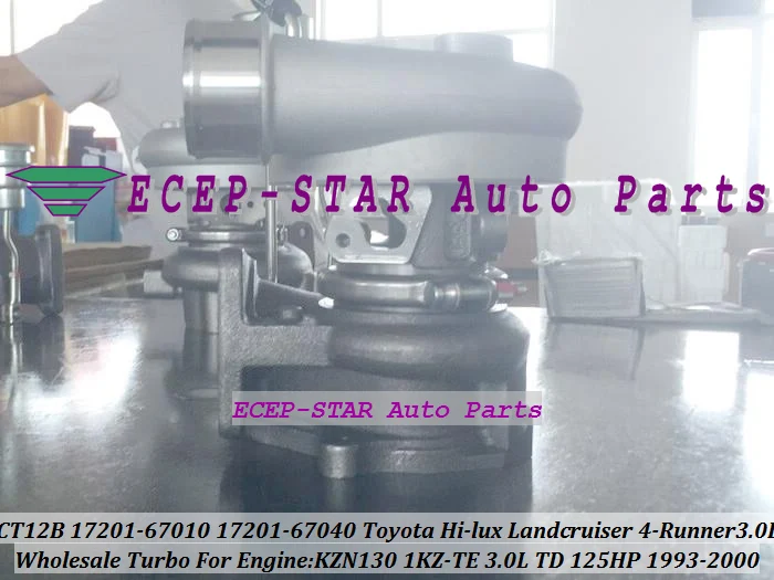 CT12B 17201-67040 17201-67010 Turbo Turbine Turbocharger for Toyota Landcruiser TD 2000- 1KZ-TE KZJ90 KZJ95 3.0L 125HP (5)