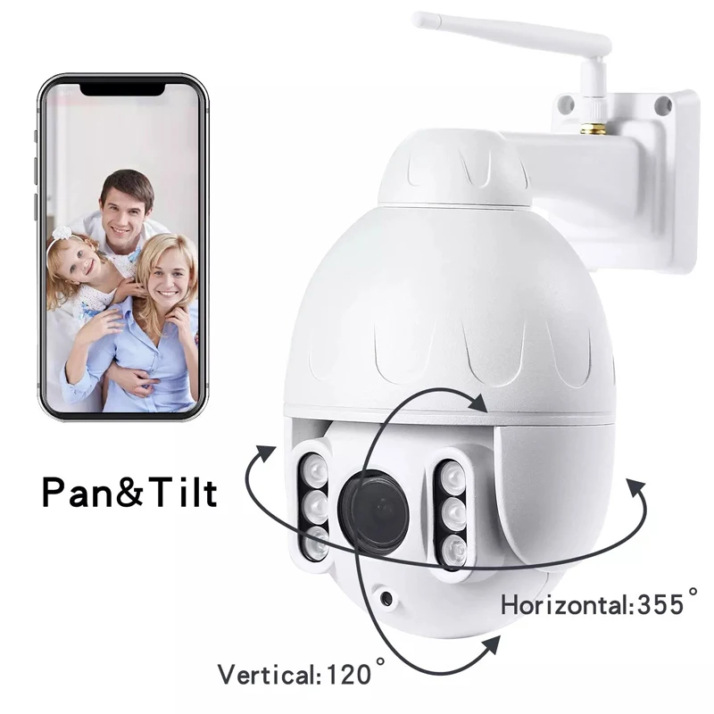 

Mini Outdoor IP Camera 4.0MP Waterproof Security Wifi Cam CCTV Video Serveillance ONVIF Super Starlight Full Color Night Vision