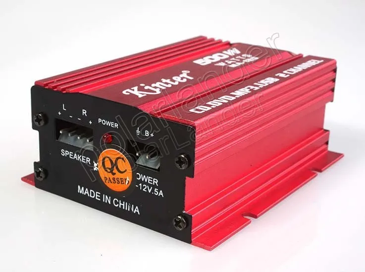 2 канальный автомобильный усилитель MA150 500 Вт Hi Fi цифровой 12 В стерео аудио CD DVD MP3 USB