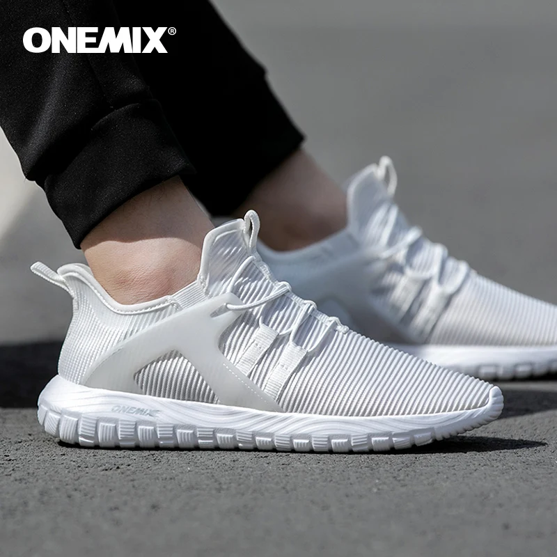 Женские кроссовки для бега Onemix сетчатые дышащие Дизайнерские уличные спортивные