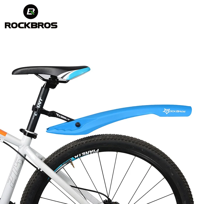 

ROCKBROS Bicycle Fender Mountain Cycling Front Rear LED Mudguard Set Bicycle Durable Fenders With LED Light Bisiklet Aksesuar