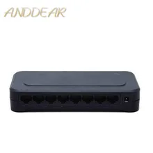 10/100 Мбит/с RJ45 8 Порты и разъёмы коммутатора Fast Ethernet Lan Hub США ЕС Plug 5 v адаптер Питание сетевой коммутатор