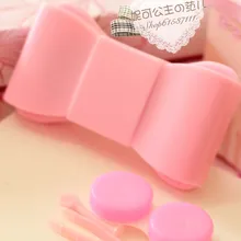 Принцесса Лолита супер розовым бантом невидимым спутником коробка линзы коробка очки коробка розовый