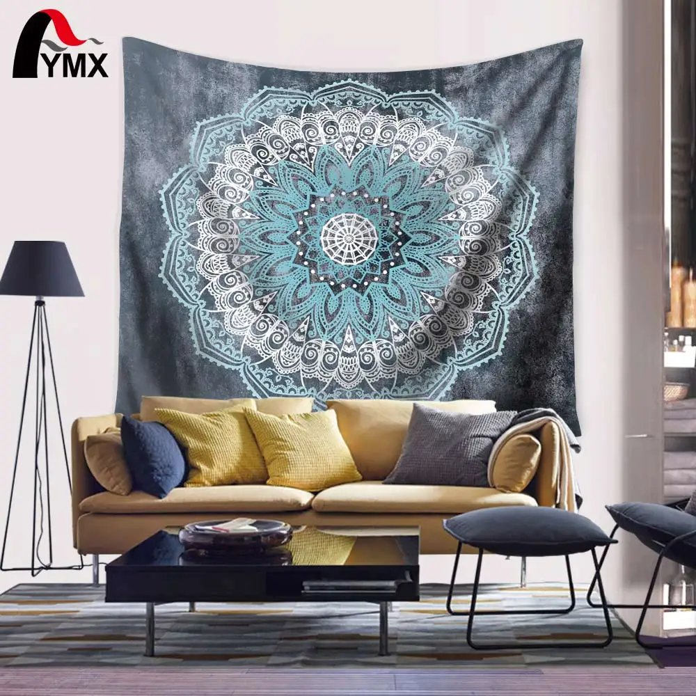 Wholesale Mandala Tapestry 150X130/200CM Artificial Flower Digital