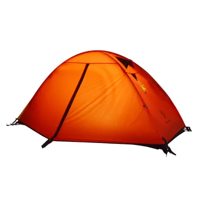 Сверхлегкий алюминиевый полюс Водонепроницаемый Анти-УФ 4 сезона палатки высокого качества Открытый Кемпинг палатка - Цвет: Red
