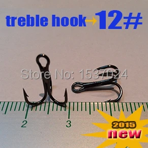 2017 NEW fishing treble hooks SIZE 12# quantity :200pcs/lot carbon steel  hooks - AliExpress