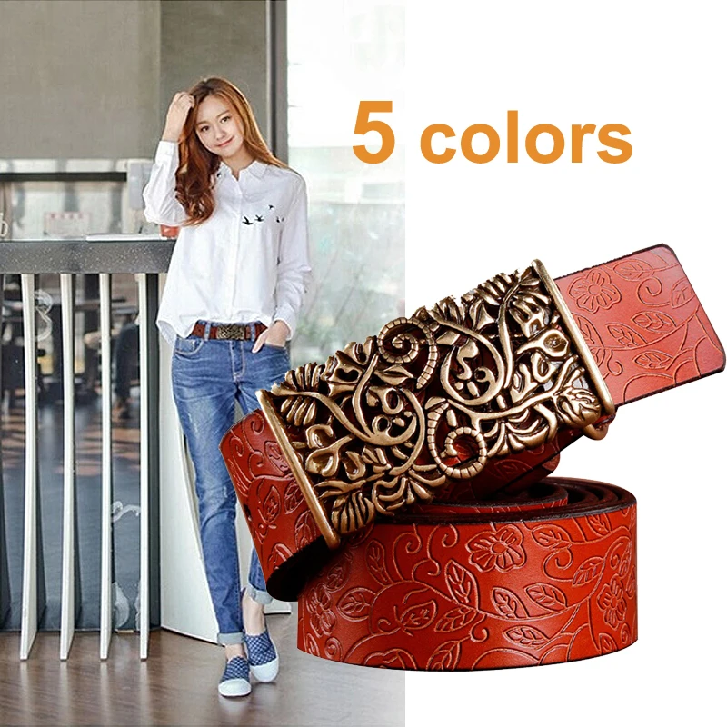 -DWTS-2017-New-ceinture-femme-belt-hand-real-leather-woven-strap-needle-buckle-casual-style