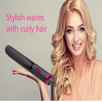 

AT Fashion 2 IN 1 Professional Electric Hair Curler Hair Straightener Flat Iron High Quality 220V Multifunctional Hair Styling