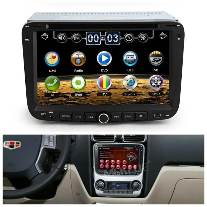 

For Geely Emgrand 7 EC7 EC715 EC718 Emgrand7 E7,Navigation GPS Bluetooth,CD Player,MP3 / MP4 Players,Radio, Touch Screen,TV,ipod