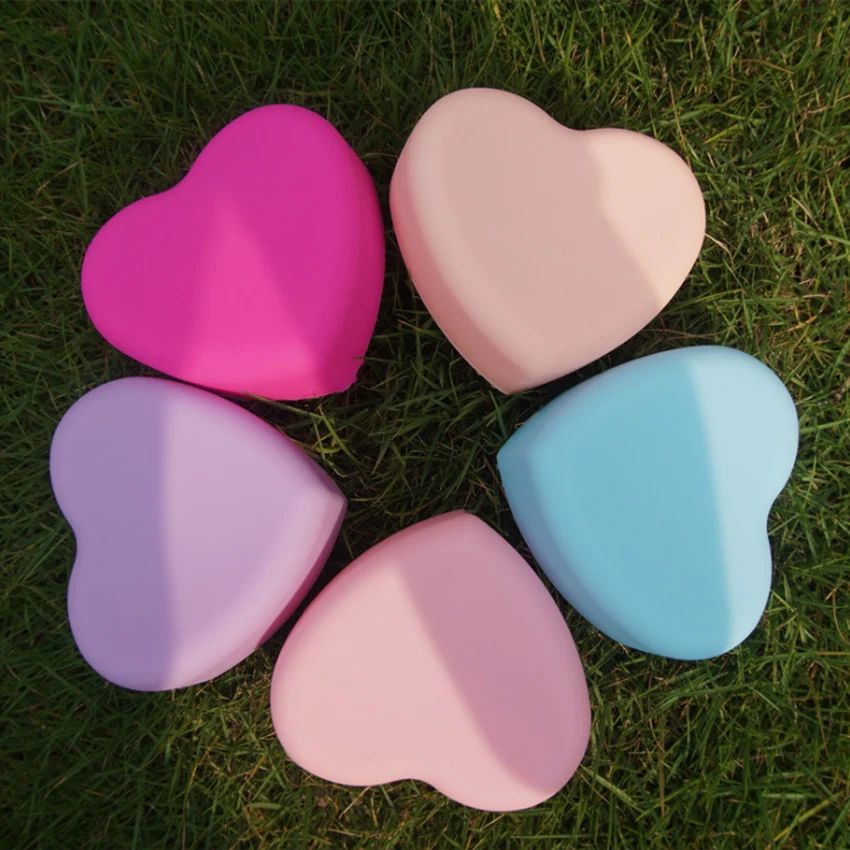 

Colorful Heart Shape Clean Make up Brushes Wash Brush Silica Glove Scrubber Board Cosmetic Cleaning Tools for makeup brushes