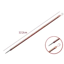 4 шт./компл. Угри Comedone акне, прыщей, belmish экстрактор вакуумный инструмент для удаления угрей ложка для Инструменты для ухода за кожей лица из розового золота