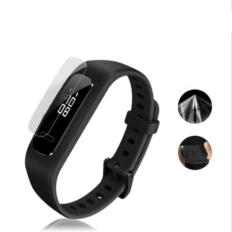 

Мягкая прозрачная защитная пленка из ТПУ для Huawei Band 3E, чехол для смарт-браслета, часов, всего экрана, 2 шт.