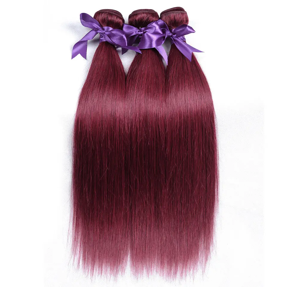 Pré Colored Blod 99J Vermelho Cabelo Humano