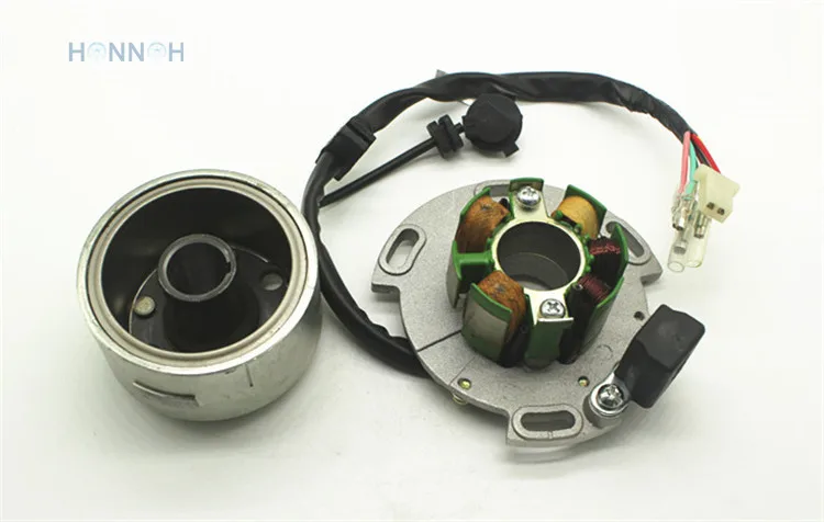 8 Катушек статор с магнитным ротором подходит для двигателя livan 150CC 140cc|magneto stator|8 coil