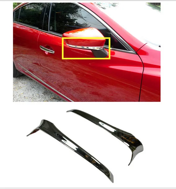 For Mazda Atenza 2013-2015 ABS Chrome Side Mirrors Rearview Strip Trim Exterior Chromium Styling Parts 2pcs 2014 For Mazda Atenza 2013-2015 ABS Chrome Side Mirrors Rearview Strip Trim Exterior Chromium Styling Parts 2pcs 2014