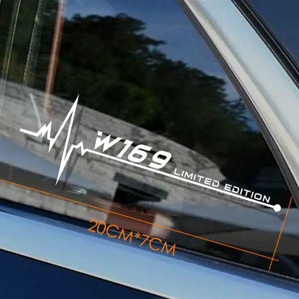 Кузов Машины окно багажник хвост Светоотражающая наклейка Стикеры для Mercedes Benz w204 w205 w211 w203 w210 w176 w212 w213 w108 w220 w221 - Название цвета: w169