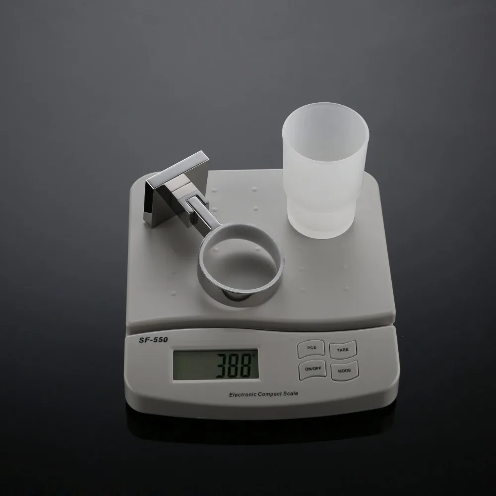 New Single cup holder 304 Stainless steel toothbrush cup holder Simple bathroom mouth Bathroom accessories 9176K