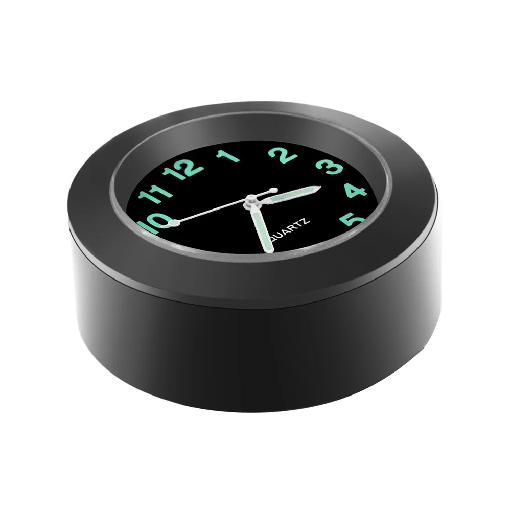 Bicycle Motorcycle Handlebar Black/White Clock Quartz Watch For