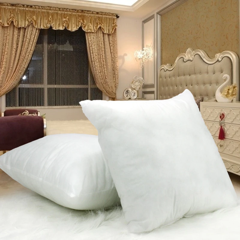 Home Throw Pillow White Pillow Interior 45CM 60CM Square Soft Air