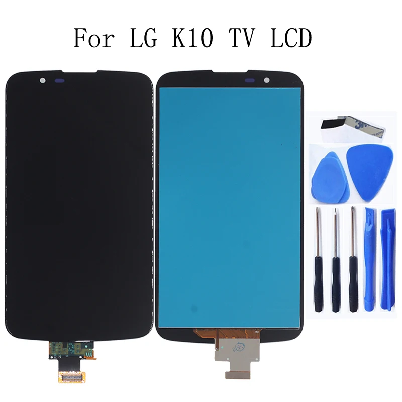 ЖК экран 5 3 дюйма AAA для LG K10 TV K430 K410 сенсорный дисплей с рамкой Ремонтный комплект