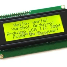 10 stücke 20X4 LCD 204 2004A 20x4 20*4 LCD Modul 5V gelb und grün display bildschirm für 3D drucker für IIC interface