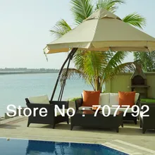 2013 дизайн на открытом воздухе плетеная солярии наборы мебели