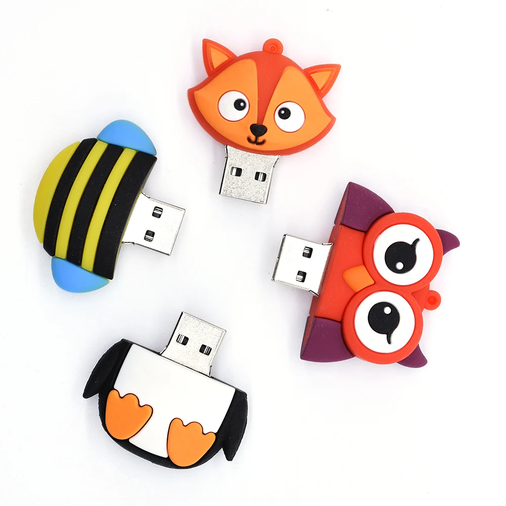 Мультфильм накопителей карту флэш памяти с интерфейсом usb Флеш накопитель 32Гб